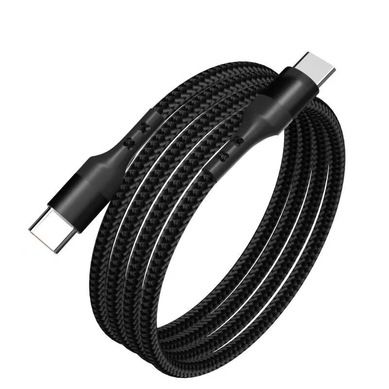 双Type-C 60W编织 数据线 1m 5.9元（需买2件，需用券）