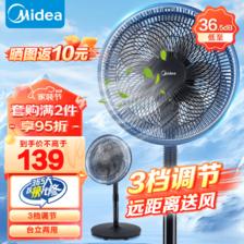 Midea 美的 落地式电风扇 黑色SAF30AB 80.97元（需用券）