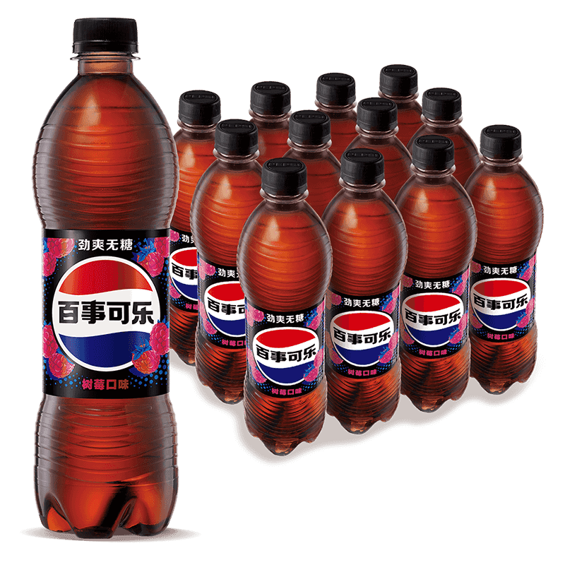 百事可乐无糖Pepsi碳酸饮料500ml*12 24.26元