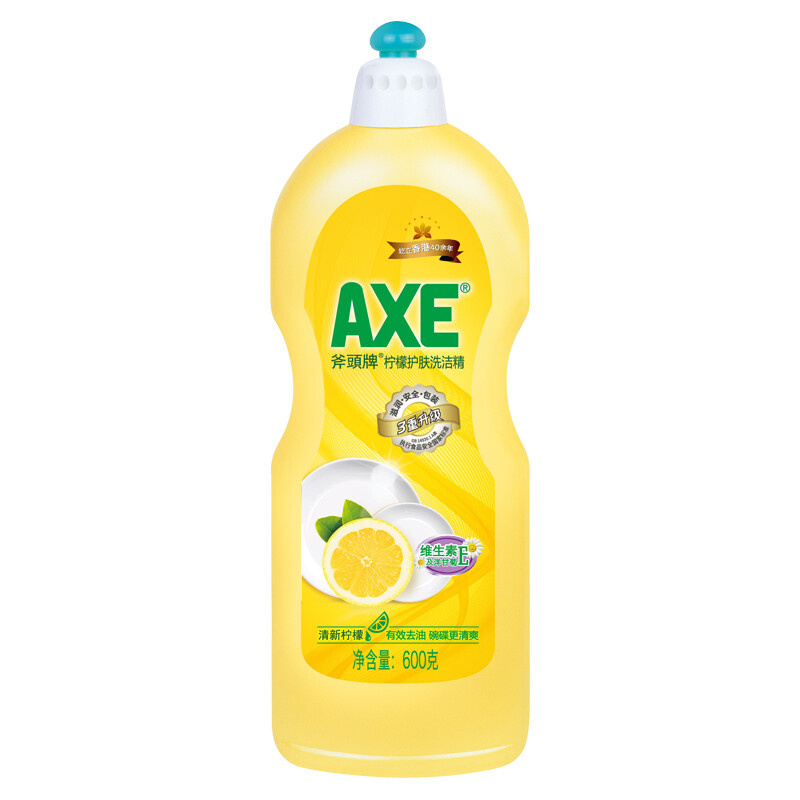 AXE 斧头 柠檬护肤洗洁精 600g 3.9元