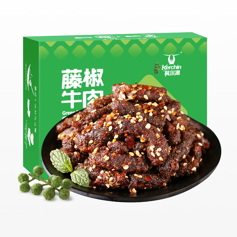 Kerchin 科尔沁 藤椒牛肉 150g 盒装 29.94元