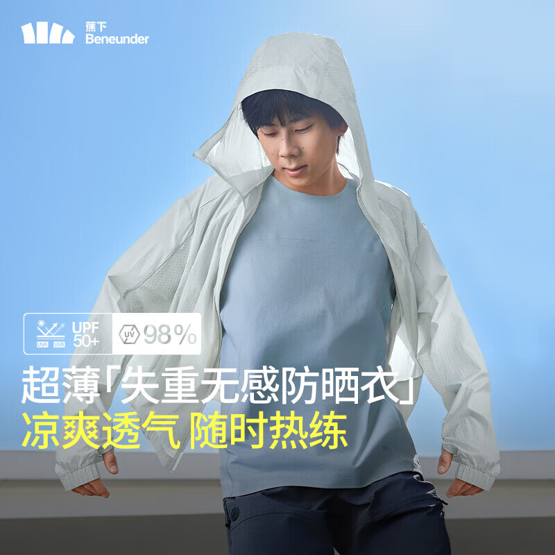 16日0点：蕉下 男士防晒衣夹克 TS11424 银河灰 99.5元（16日0点开始领5折券）