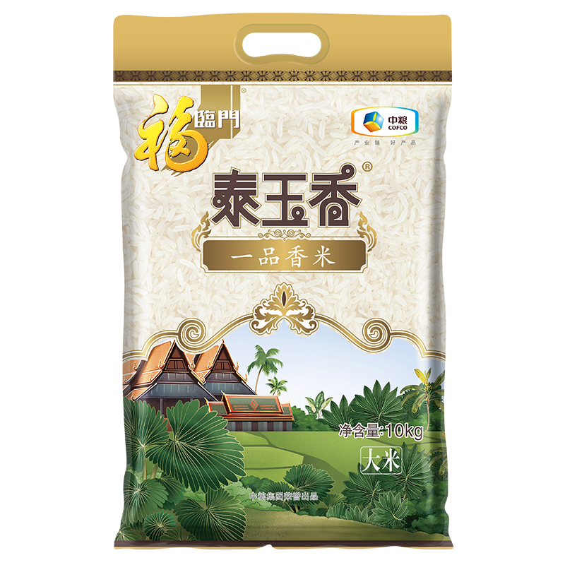 Fortune/福临门 泰玉香 一品茉莉香米 10kg 45.6元