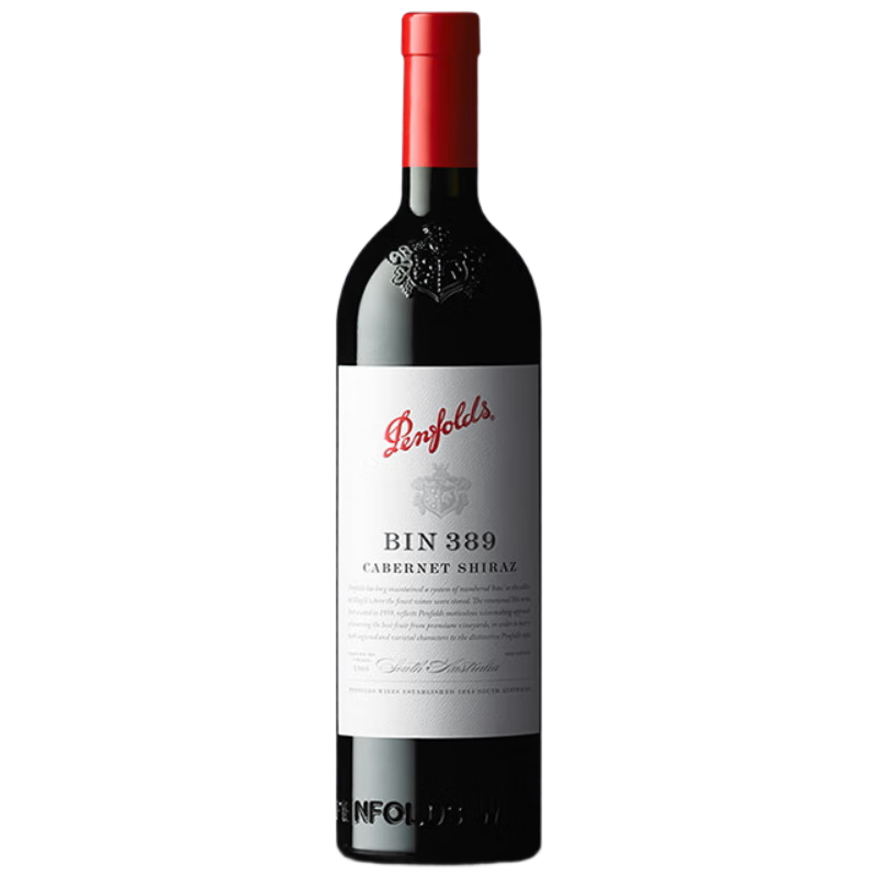 京东百亿补贴、plus会员:奔富（Penfolds）BIN389赤霞珠设拉子红葡萄酒 750ml*2瓶