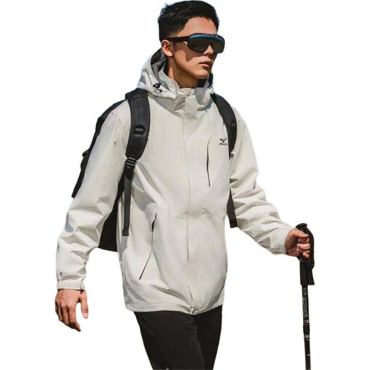 移动端、京东百亿补贴：美津浓 百亿严选！户外三合一三防两件套登山冲锋