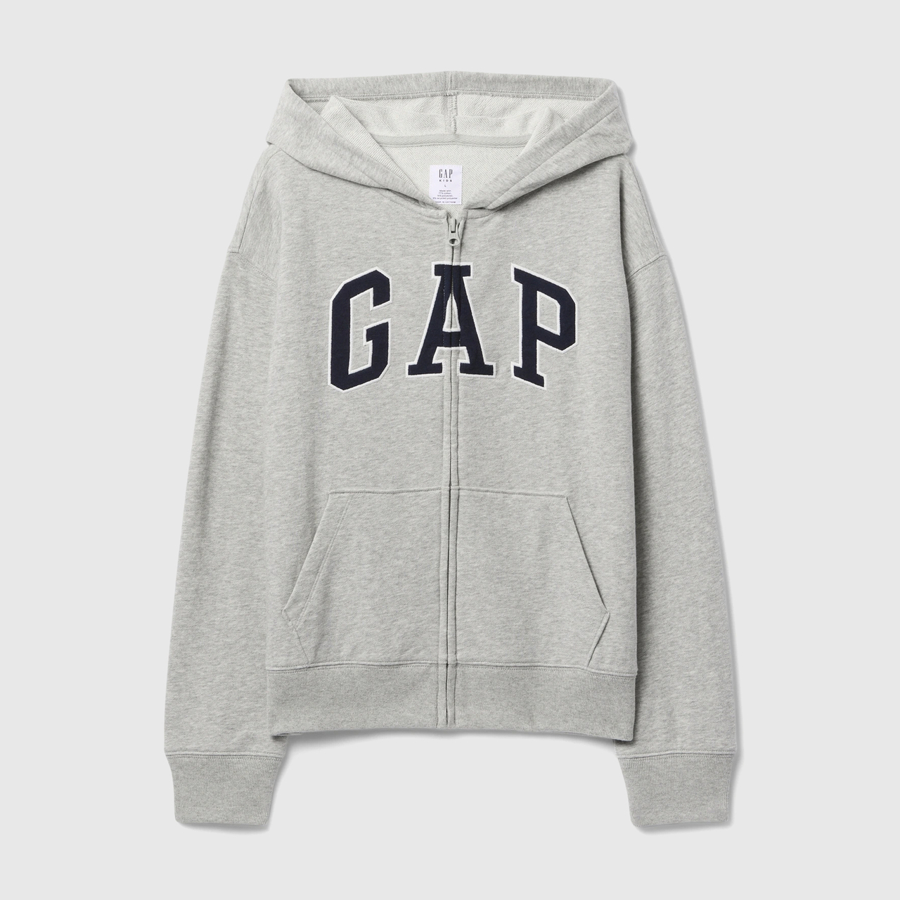 88VIP：Gap 盖璞 男童2025春季新款经典字母logo连帽卫衣儿童装美版外套743966 203