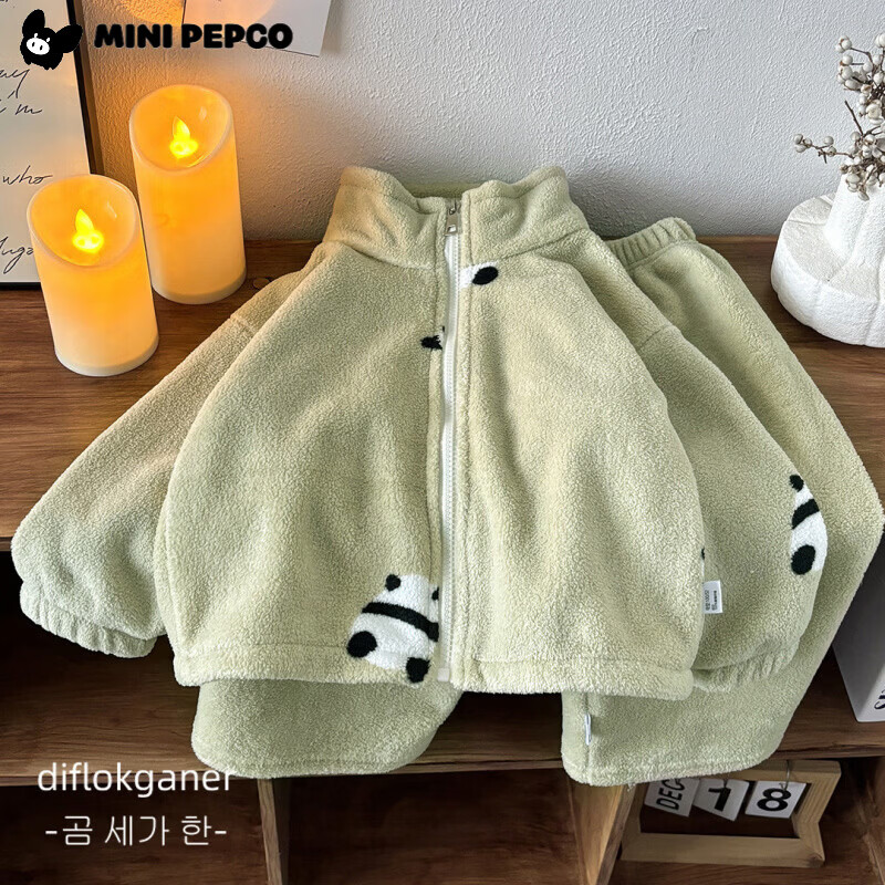 小猪班纳 双面绒校服内搭软糯亲肤舒适保暖两件套 49.9元（需用券）