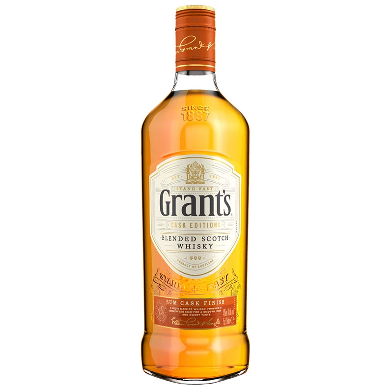 Grant's 格兰 朗姆桶 苏格兰 威士忌 40%vol 700ml ￥75.05