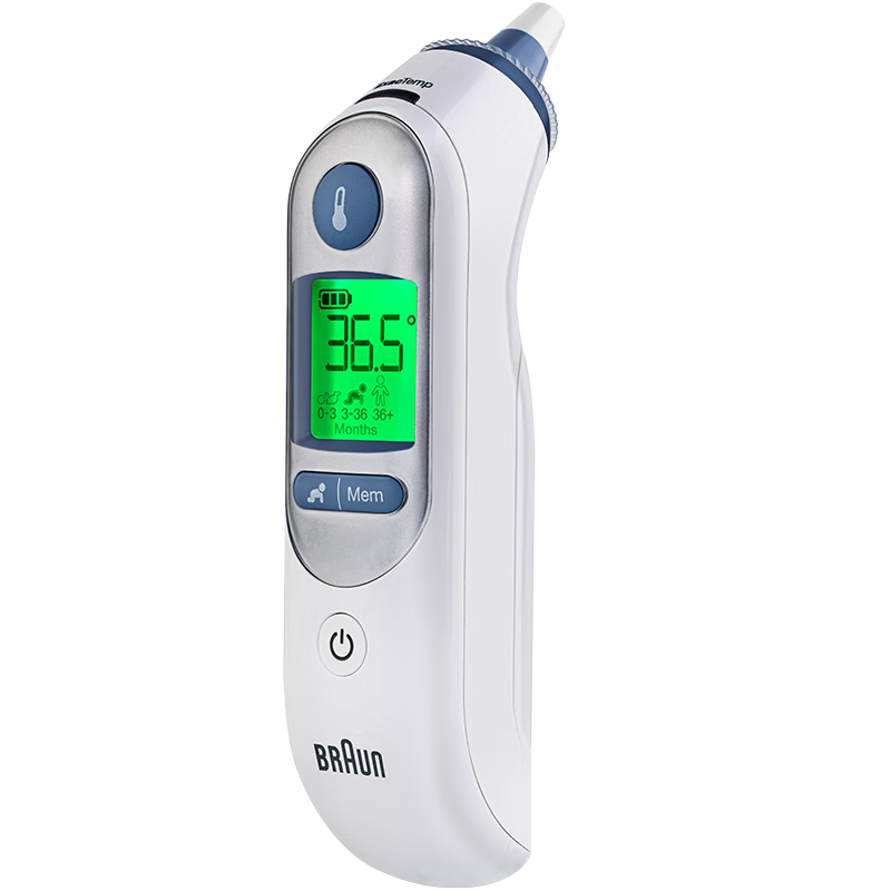 京东百亿补贴：博朗（braun）耳温枪IRT6520 德国品牌 精准测温 婴儿电子体温