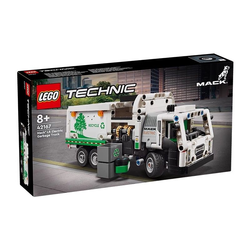 百亿补贴：LEGO 乐高 机械组系列 42167 马克 LR 电动垃圾卡车 171元