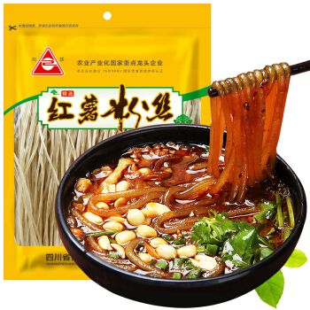 川珍 红薯粉丝 508g 火锅食材 红苕粉条农家酸辣粉火锅炖粉南北干货 4.44元（