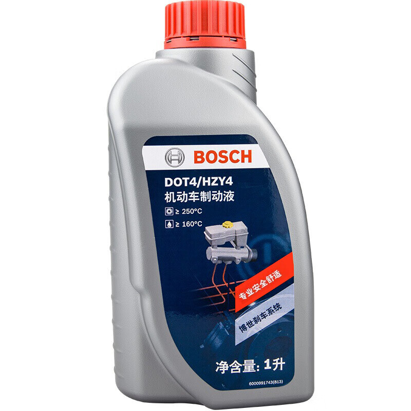 BOSCH 博世 DOT4 刹车油 通用型 1L*2瓶 105元