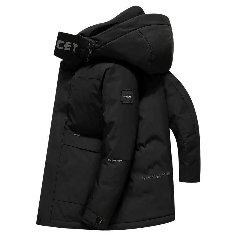 雪中飛 極寒羽絨服沖鋒衣防風立領連帽派克 169元（需領券）