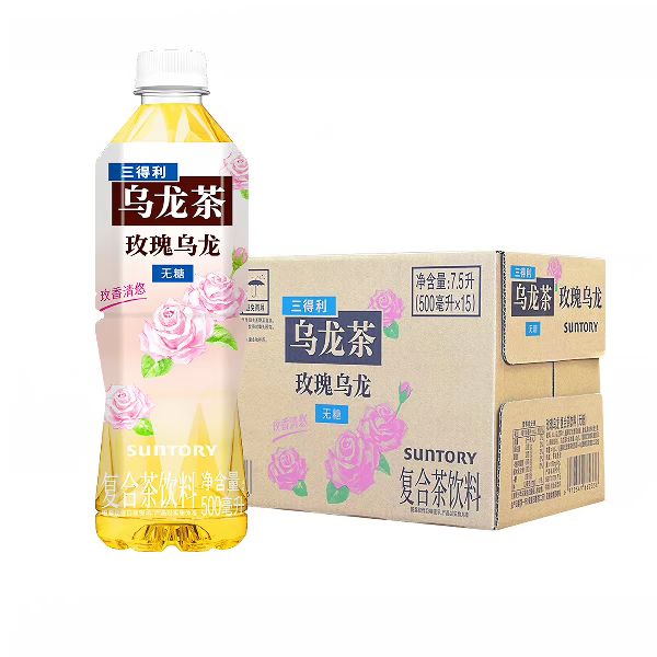 88VIP：三得利 玫瑰乌龙整箱500ml*15瓶 38.18元