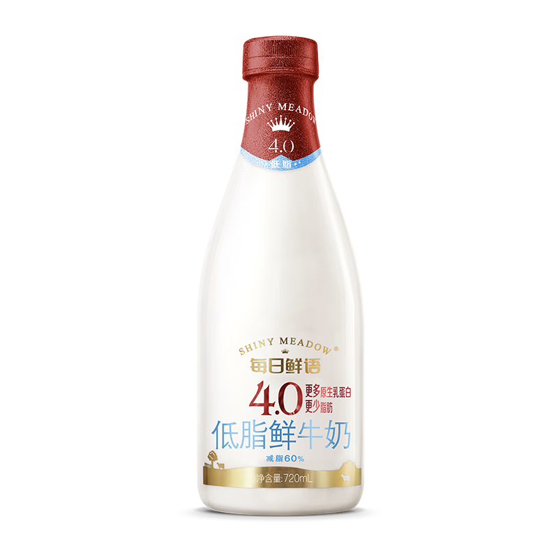 买25期赠25期：每日鲜语 4.0g蛋白质低脂鲜牛奶150ml *60瓶（定期购共50期）20万
