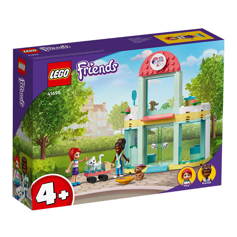 88VIP：LEGO 乐高 好朋友系列 41695 宠物诊所 74.65元（需用券）