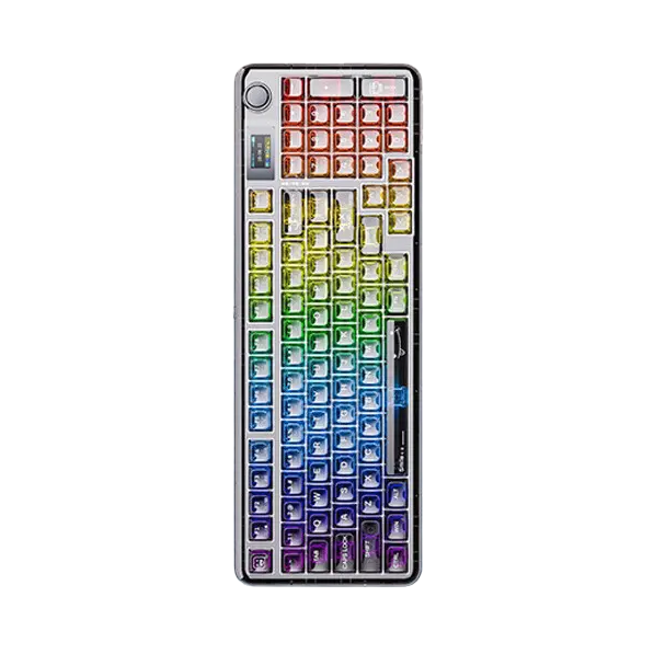 AULA 狼蛛 NB98 94键 三模机械键盘 黑透 雪烟轴 RGB 399元（需用券）