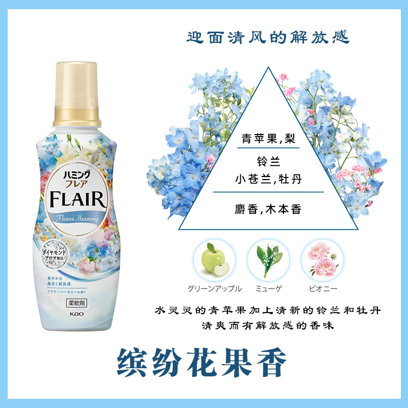 88VIP：花王 柔顺剂 520g*1瓶 缤纷花香 21.47元（需用券）