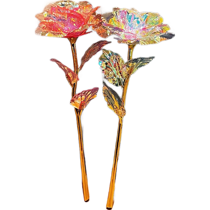 彩金玫瑰永生花束 1件 1元