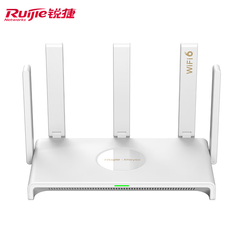 Ruijie 锐捷 千兆WiFi6家用无线路由双频3000M RG-EW3000GX 160M频宽 双WAN口 MESH组网 2