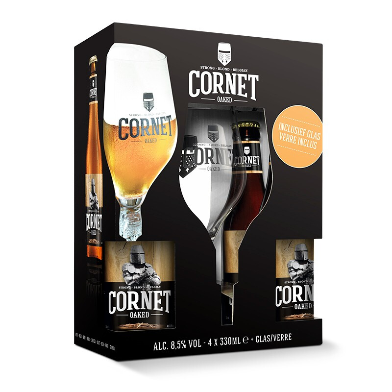 CORNET SWINKELS FAMILY BREWERS 比利时进口 橡树风味精酿黄金啤酒 330ml*4瓶Cornet啤酒