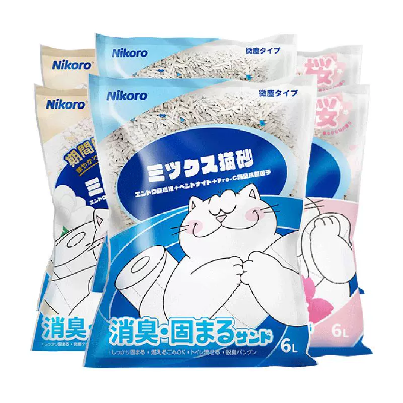 妮可露 Nikoro 混合猫砂 15kg ￥79.8