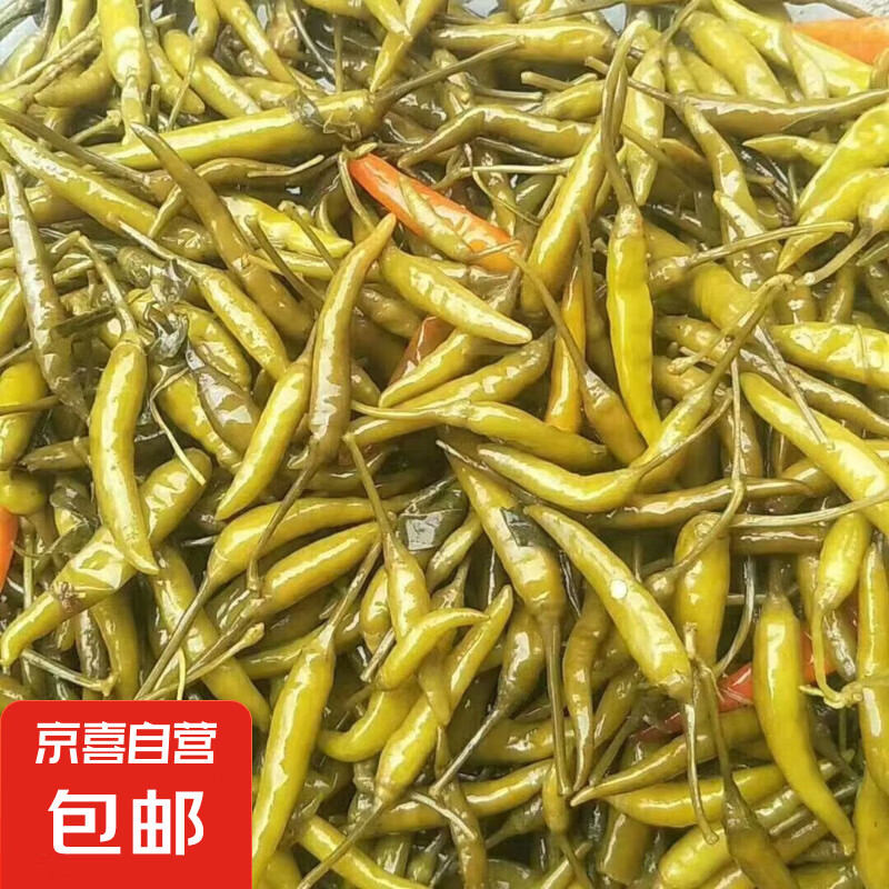 京喜加 腌制小辣椒 糖醋小米辣 500g 2.5元