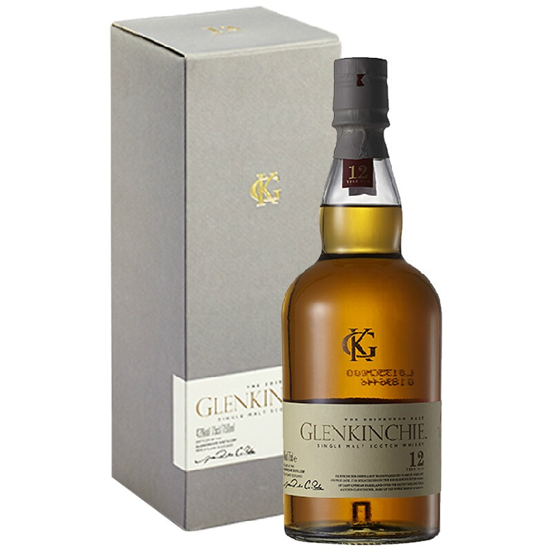 格兰昆奇 GLENKINCHIE 12年 单一麦芽 苏格兰威士忌 43%vol 700ml 178.55元（需用券）