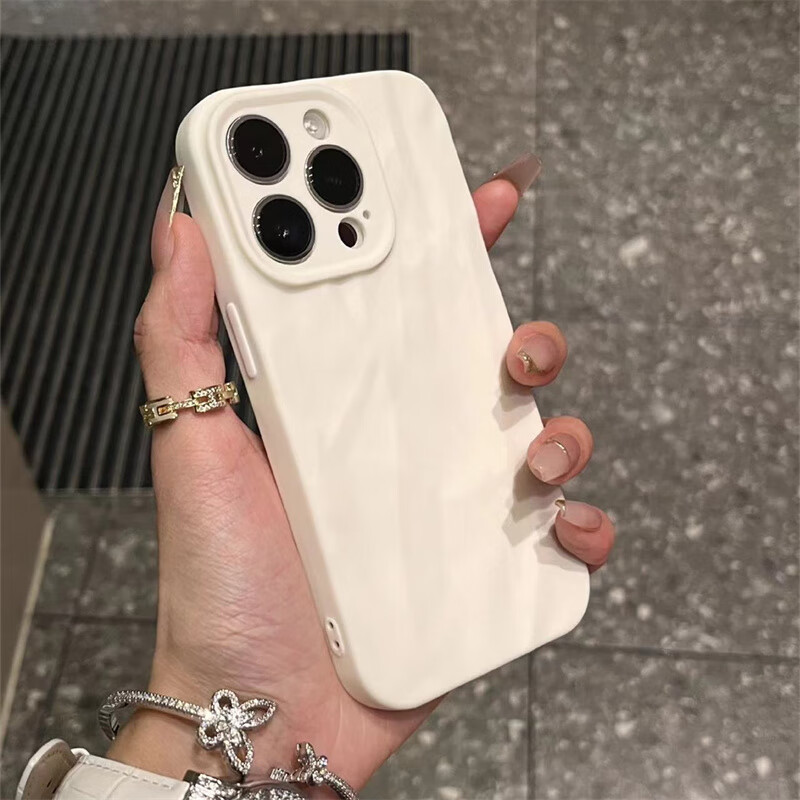 奎辉 高级感褶皱纯色手机壳 iPhone 14（多色多款可选） 8.83元（需用券）