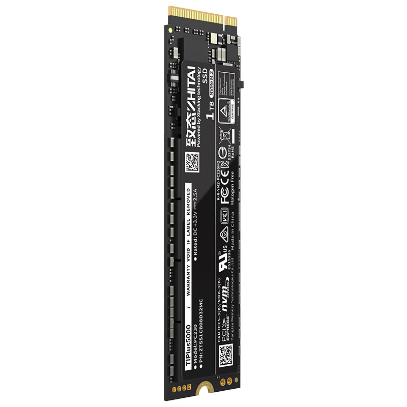 ZHITAI 致态 TiPlus5000 NVMe 固态硬盘 1TB（PCI-E 3.0） 414元（需用券）