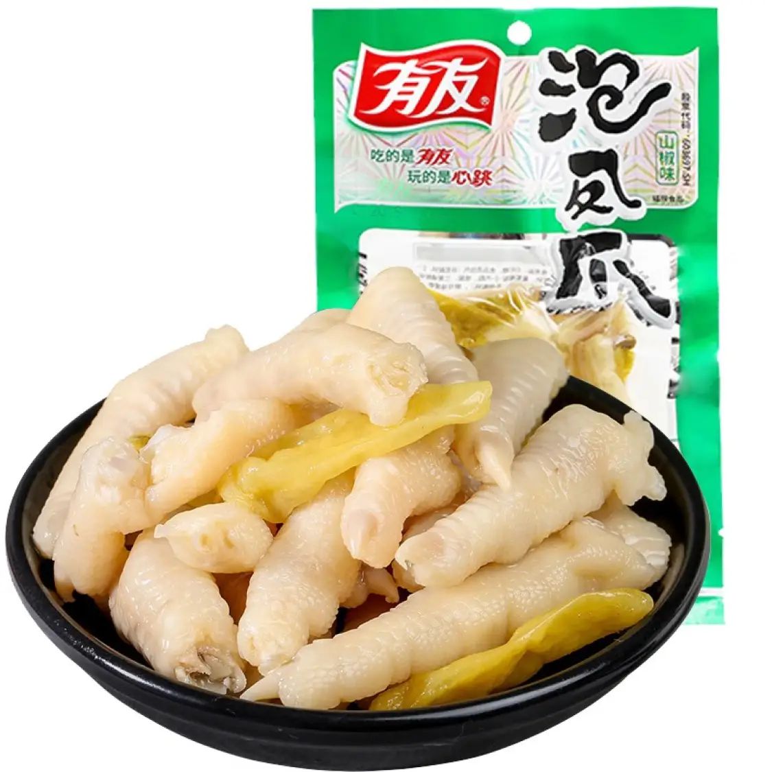 YUYU 有友 泡椒凤爪70g*3袋（任选4件可选凤爪） 9.78元（需买4件，需用券）