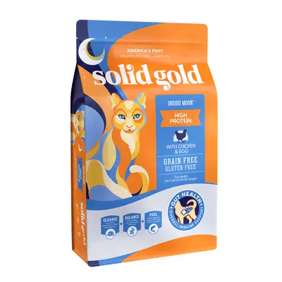 88vip：SolidGold 素力高高蛋白鸡肉猫粮全价猫主粮 12磅 255.6元（需领券，273.6