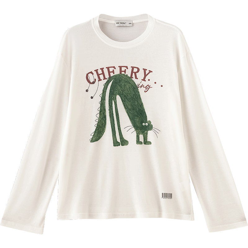 初语 莱赛尔天丝羊毛 女士罩衫 米白色 M 139元