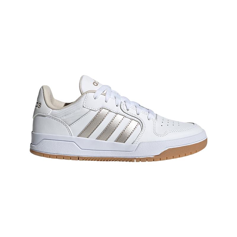 adidas ENTRAP休闲运动板鞋少年感复古篮球鞋男子阿迪达斯 白色/绿色/蓝色JQ5047