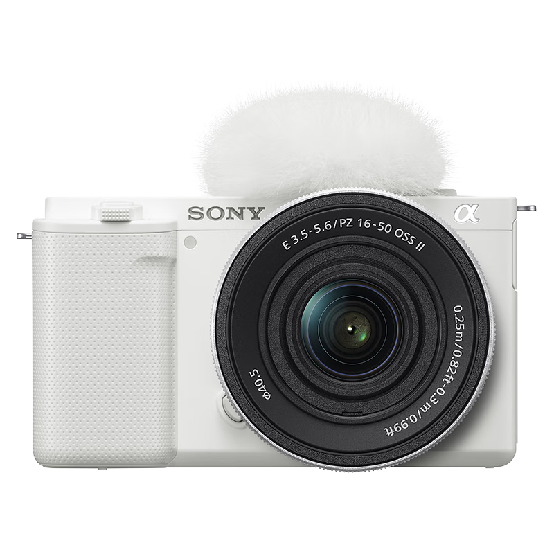 索尼 ZV-E10K 标准镜头套装 白色 新套机镜头E PZ 16-50mm F3.5-5.6 OSS II 3886元（需