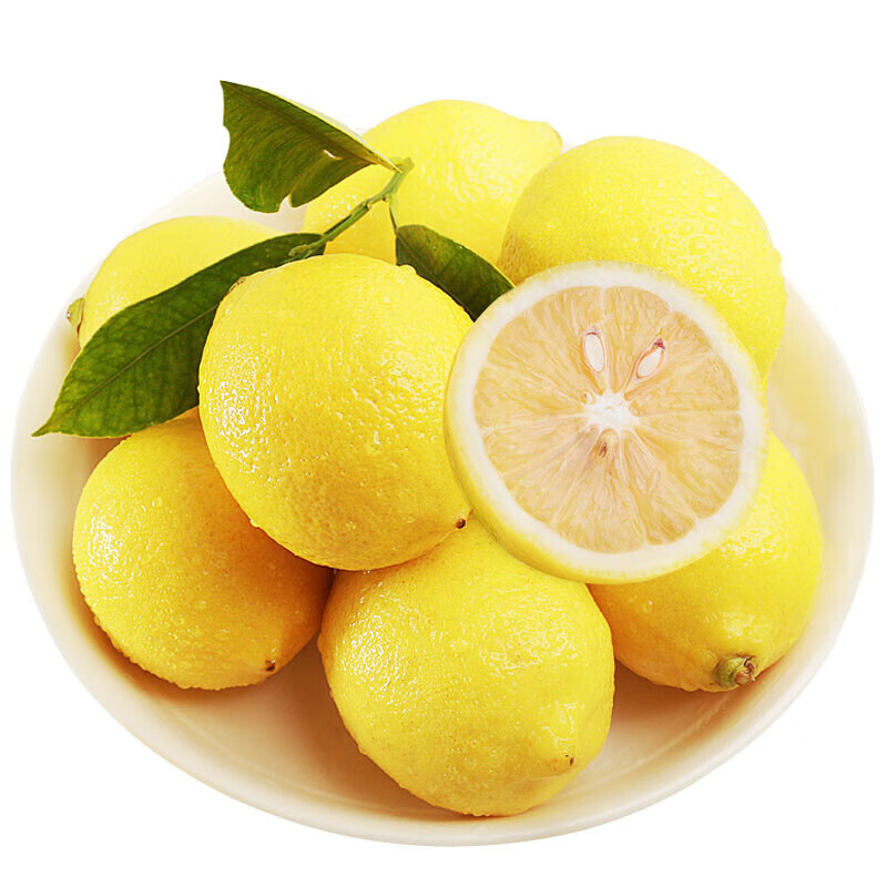 14日16点开始、限1000件：松筱四川安岳黄柠檬 新鲜当季水果 4粒装 1元（PLUS