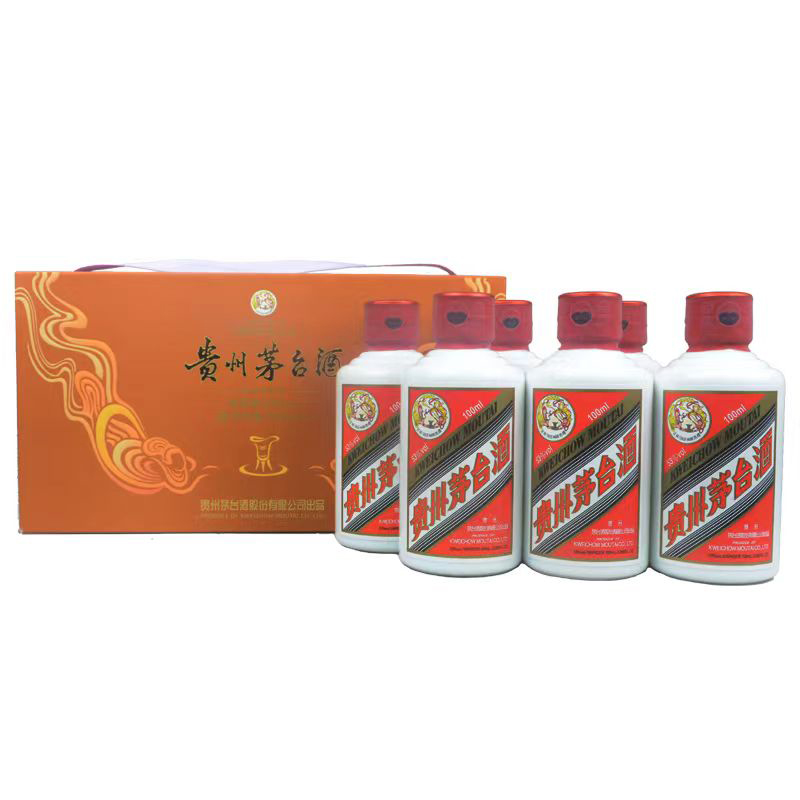 88VIP：茅台 MOUTAI 茅台飞天 53%vol 酱香型 100ml*6瓶 礼盒装 2022.8元（需用券）