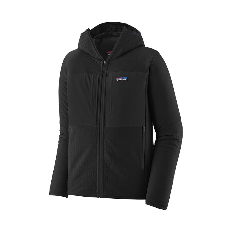 Patagonia 巴塔哥尼亚 R2 TechFace Hoody 男士保暖舒适运动抓绒衣 黑色 XL 1518.62元