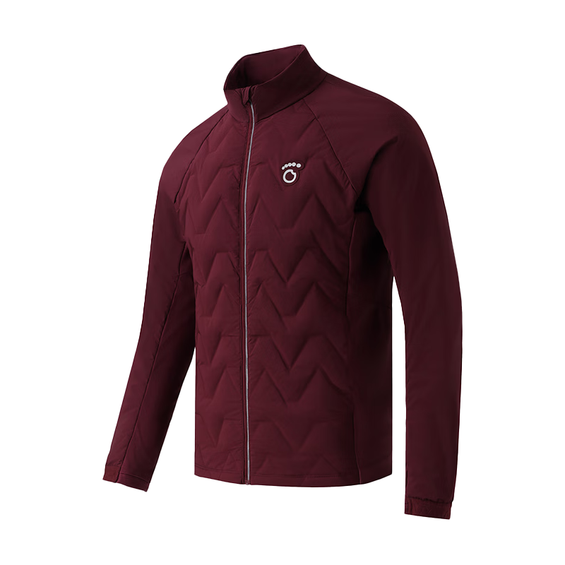 马孔多 2024年超轻羽绒服2代 马拉松跑步吸湿排汗上衣运动训练保暖 樱桃红