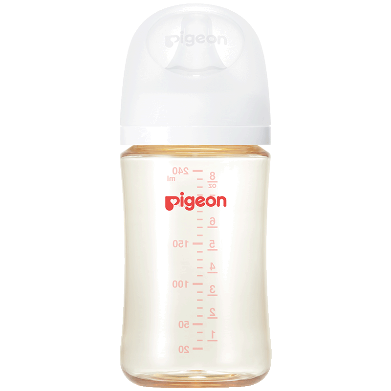 再补券、PLUS会员：Pigeon 贝亲 自然实感第3代PRO系列 AA192 PPSU奶瓶 240ml L 6月+ 6