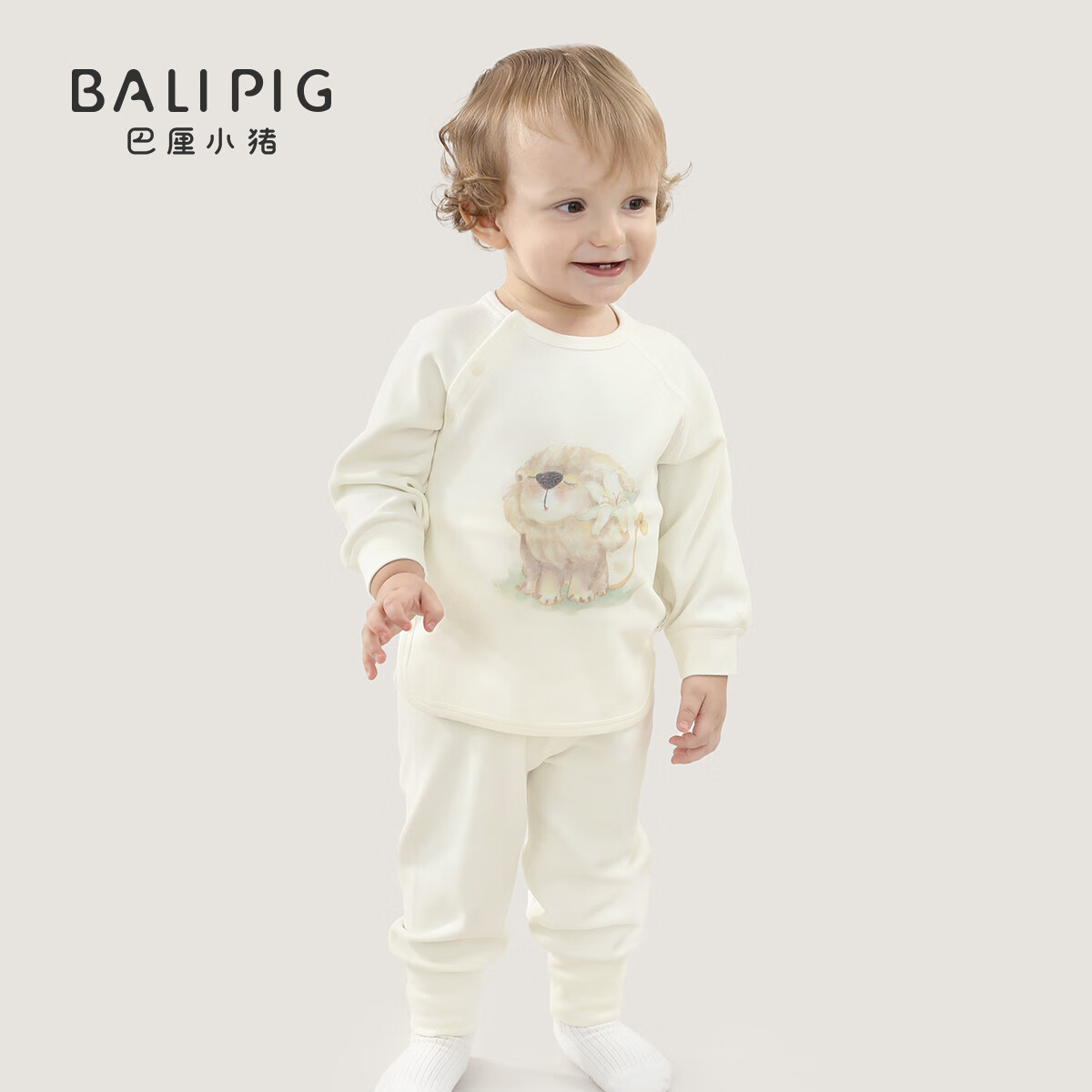 BALIPIG 巴厘小猪 家居服睡衣套装上衣+裤子 2色可选 49.76元（需用券）