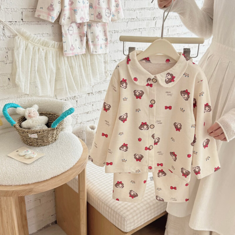 儿童睡衣秋冬开衫两件套 25.73元