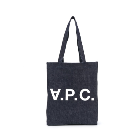 A.P.C. logo牛仔托特包 8折 ￥590