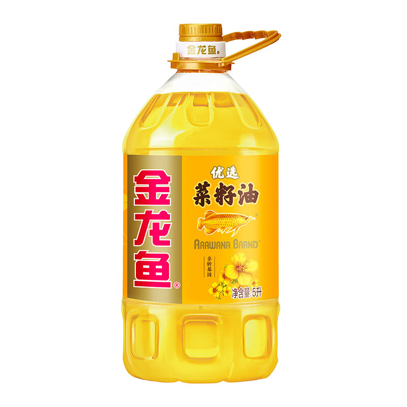 金龙鱼 优选菜籽油非转5L/桶 ￥34.9