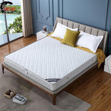 UEUE弹簧床垫20cm厚1.8米经济型双人偏硬1.5m床软硬两用椰棕垫席梦思 精钢整体