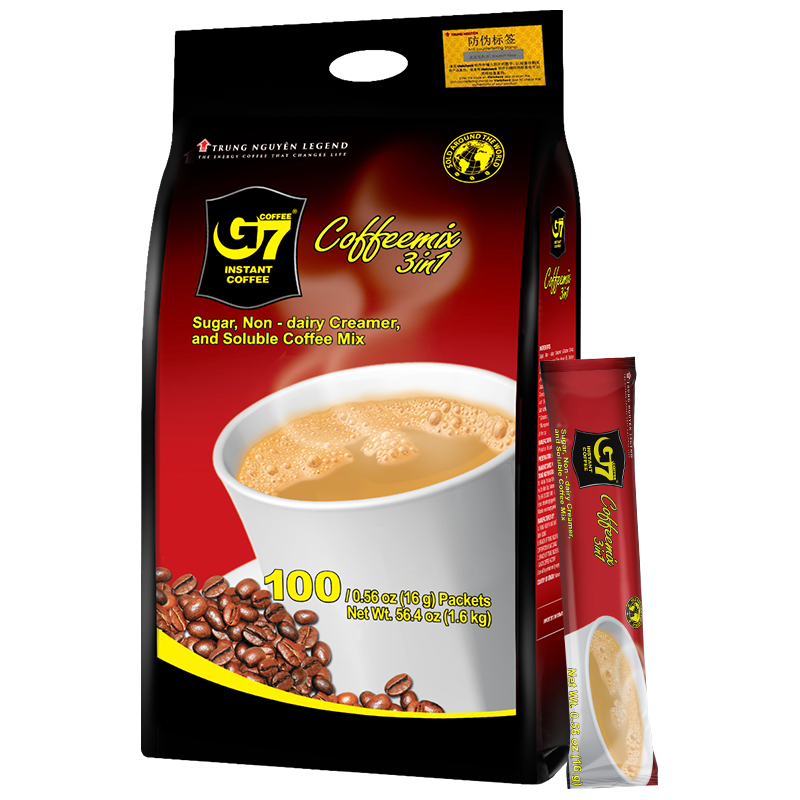 88VIP：中原咖啡 三合一 速溶咖啡1200g 65.25元