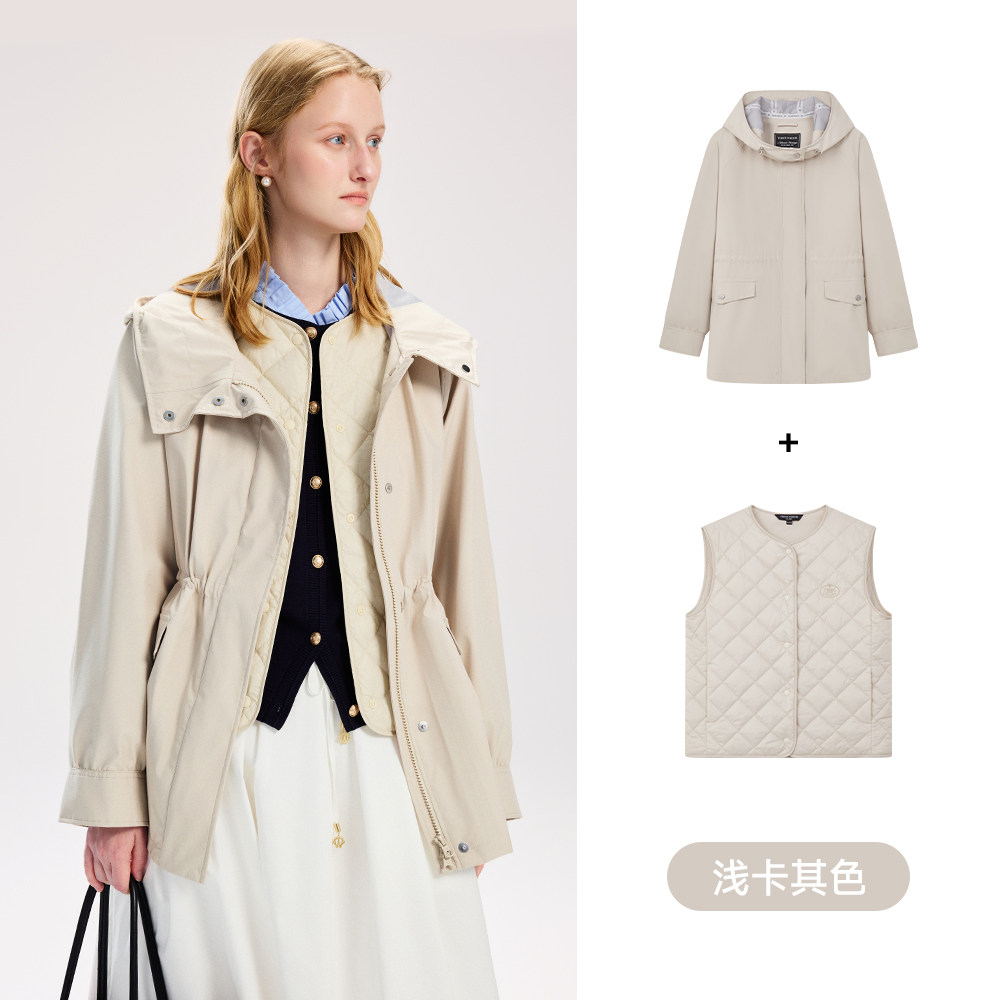 TEENIE WEENIE 女士风衣 TTJT2612W2B 1549元