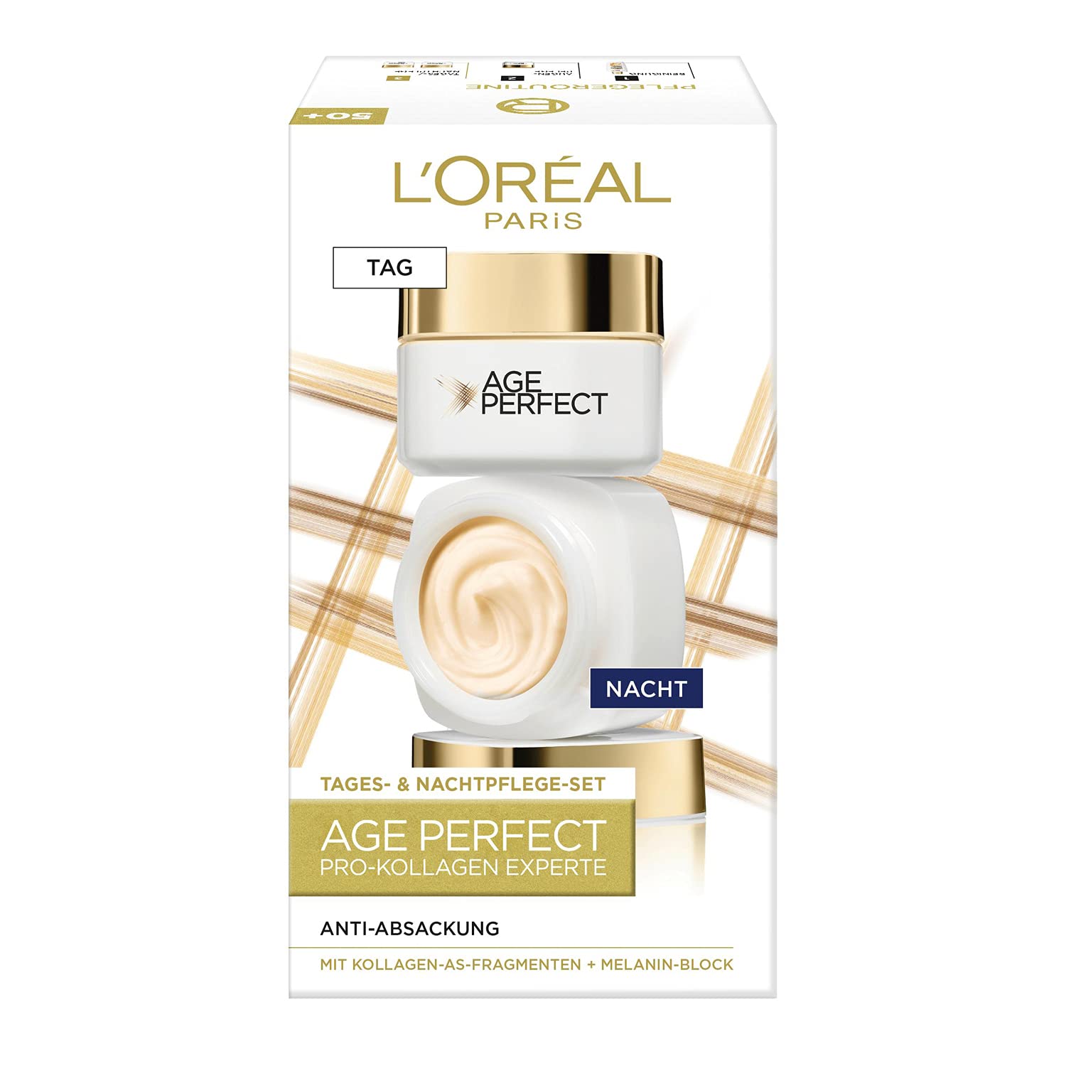 L'OREAL PARIS 成熟肌肤紧致面护套装 50ml*2 94.32元（含税）