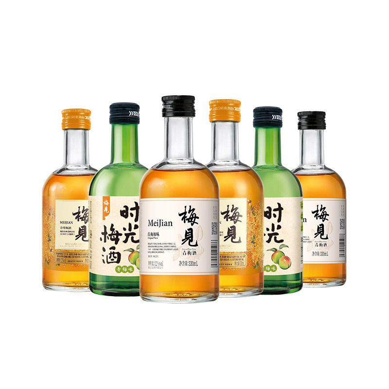 88VIP：梅见 青梅酒梅子酒330ml*6瓶果酒低度微醺口味组合装 96.84元（需用券）