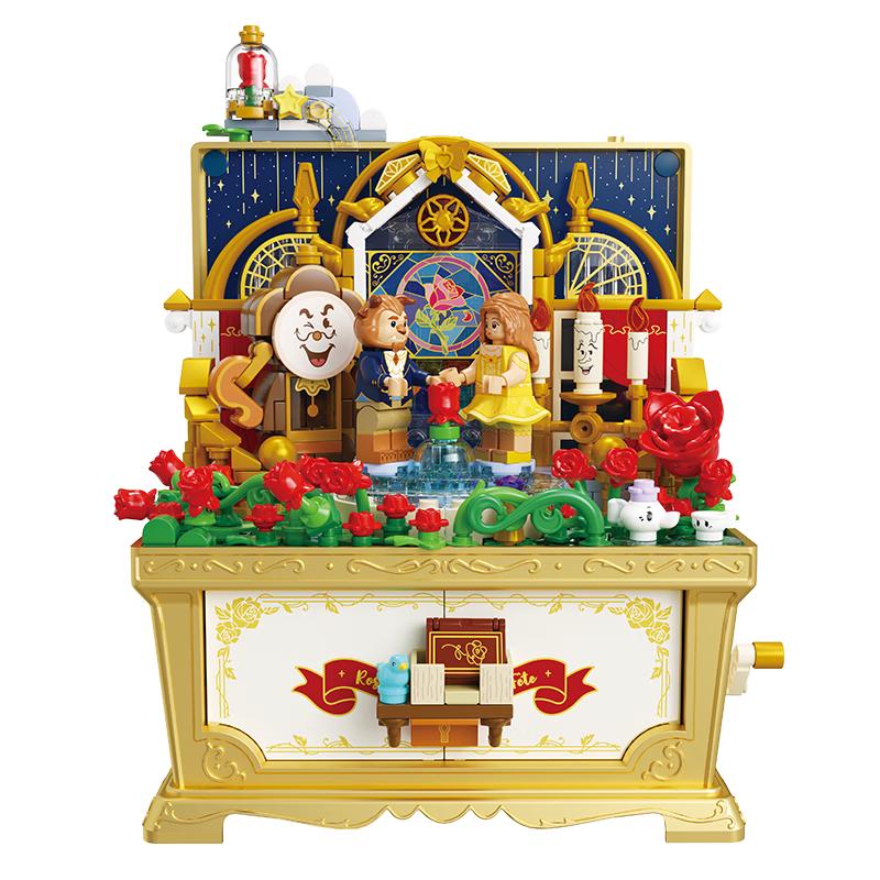 未及 童话镇音乐宝箱系列 506194 贝儿玫瑰舞会 59元